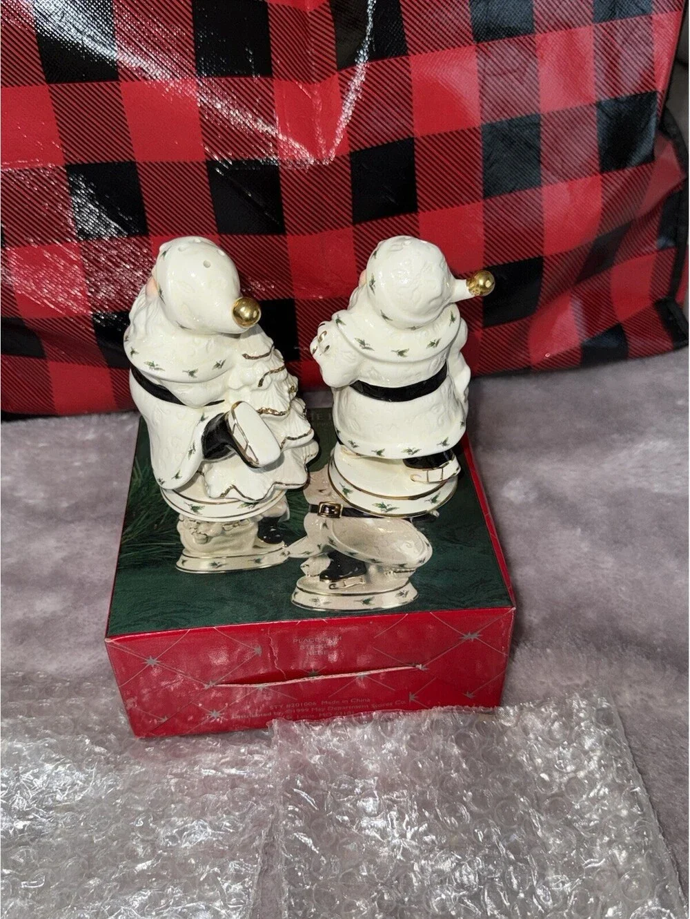 🎅🏻 Christmas Happy Holidays Salt And Paper Shaker Santa Clause Set